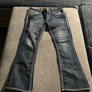 Rock Revival Dark Blue Flare Jeans